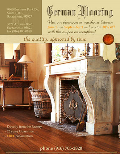 Olena Bilyk: German Flooring flyer